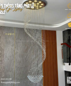 Đèn thả thông tầng pha lê HG-3352