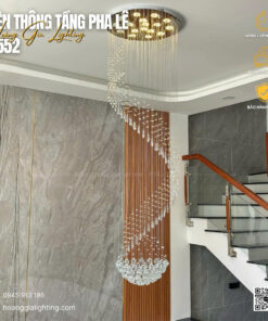 Đèn thả thông tầng pha lê HG-3352