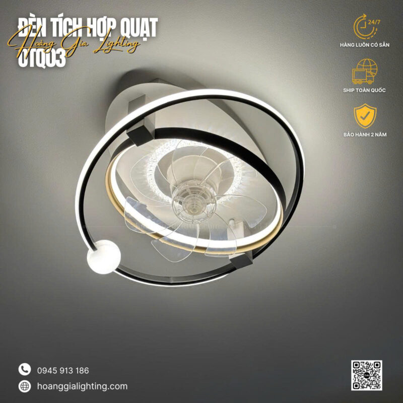 Đèn tích hợp quạt OTQ03
