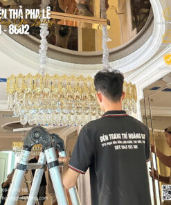 đèn trang trí nội thất của mọi nhà Đèn thả pha lê TH-8602