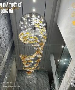 ĐÈN THIẾT KẾ HÌNH LÁ LÔNG VŨ