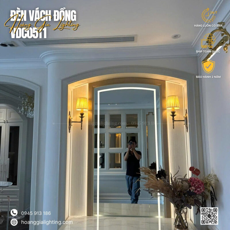 Đèn vách đồng VDC05T1