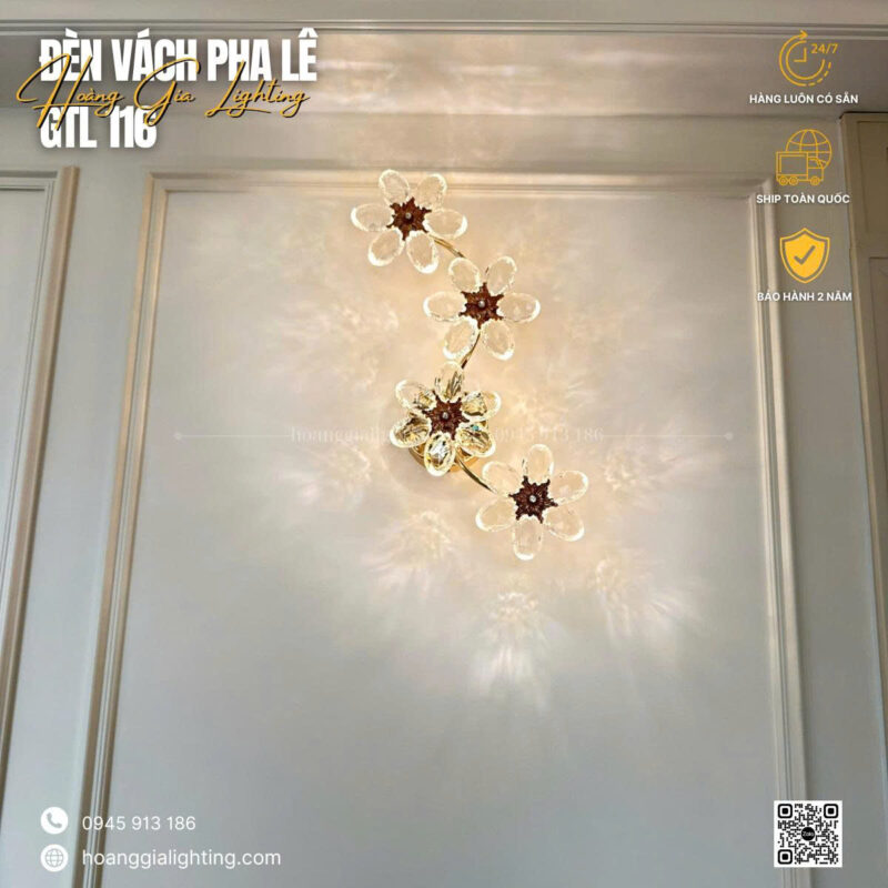 Đèn vách pha lê GTL-116