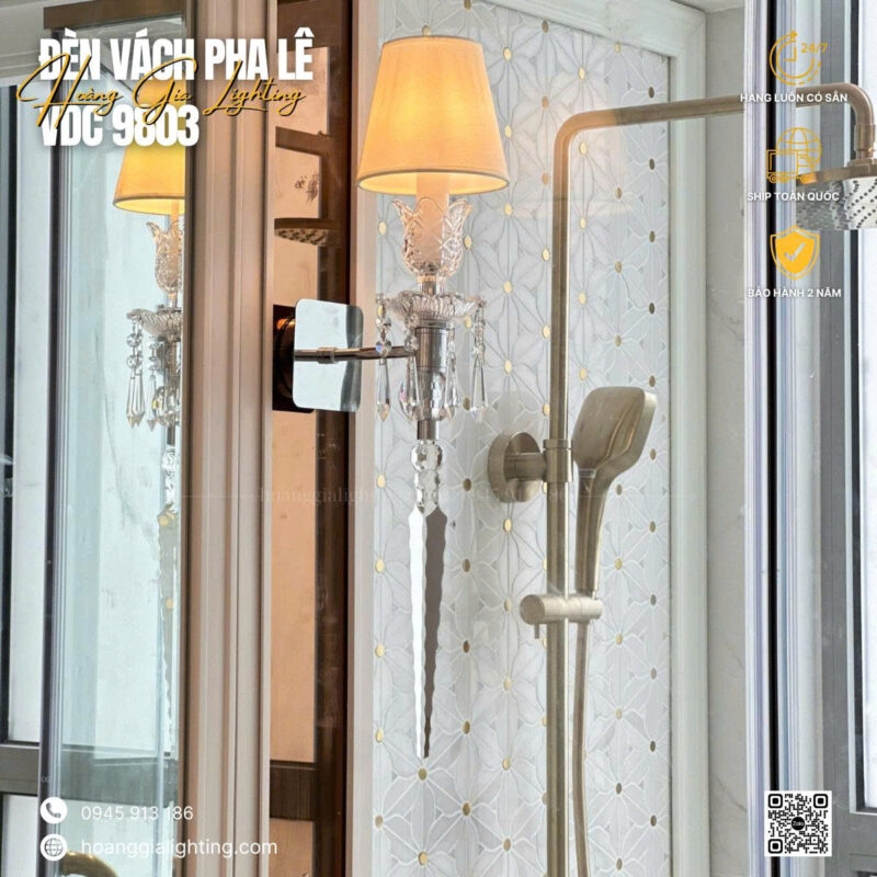 Đèn vách pha lê VDC9803
