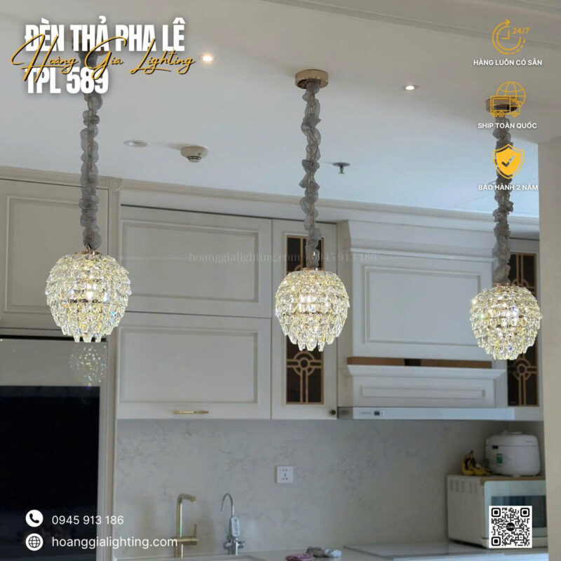 Đèn thả pha lê TPL589