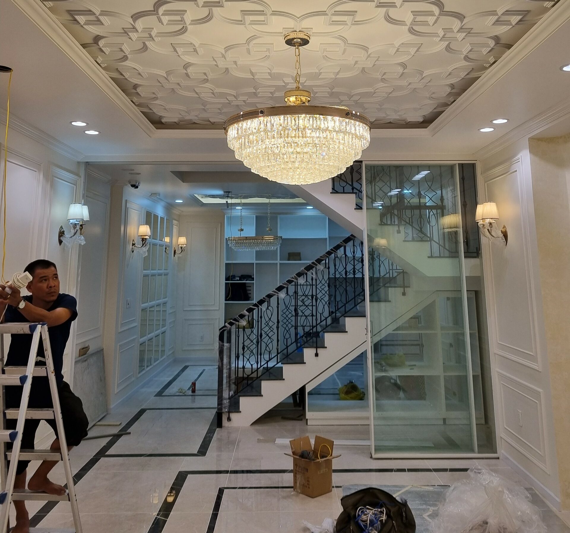 Đèn thả pha lê TPL2231T800 Đèn thả pha lê TPL2231T800