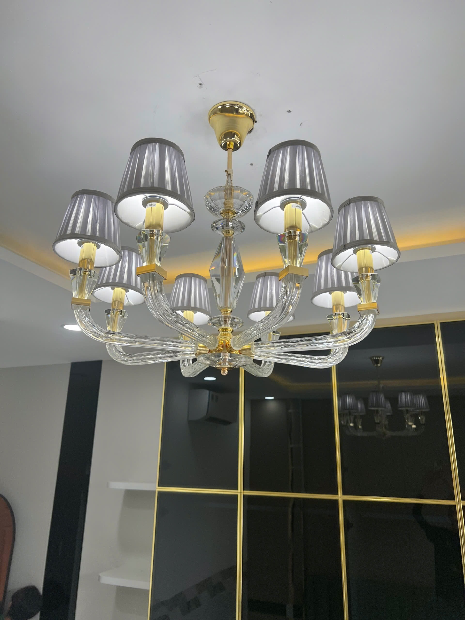Đèn chùm pha lê DC8898T8 Đèn chùm pha lê DC8898T8