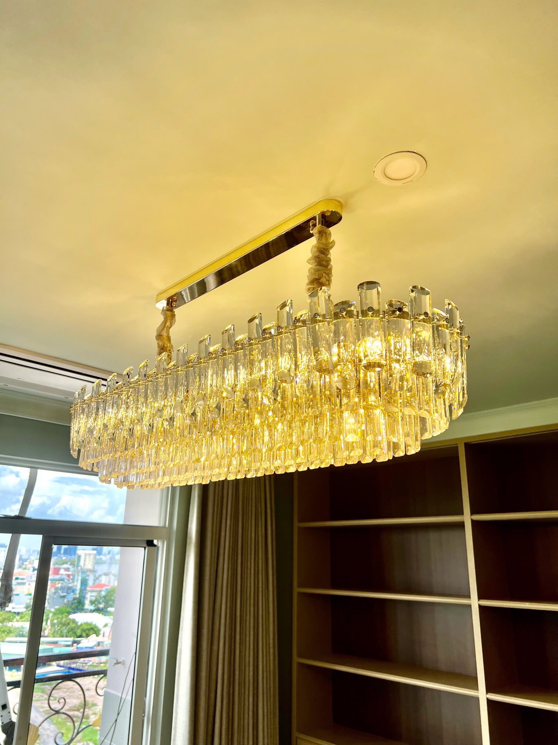 Đèn thả pha lê TPL017N1200 Đèn thả pha lê TPL017N1200