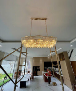 Đèn thả pha lê TPL691 NGANG