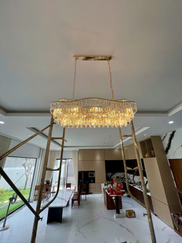 Đèn thả pha lê TPL691 NGANG