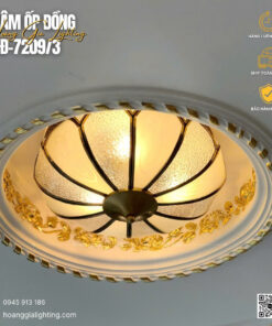 Đèn ốp trần đồng MĐ-7209/3