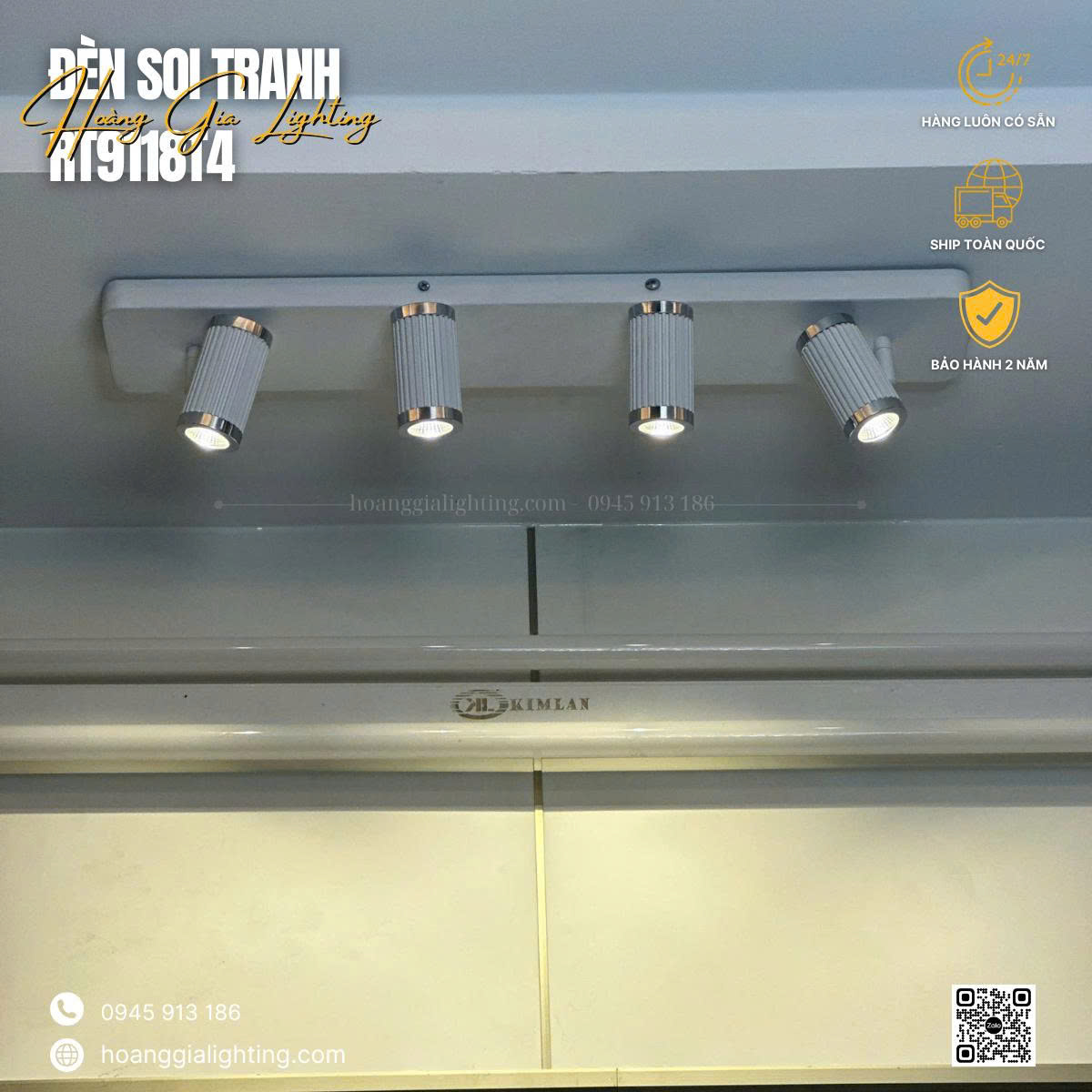 Đèn soi tranh soi gương RT9118T4 Đèn soi tranh soi gương RT9118T4