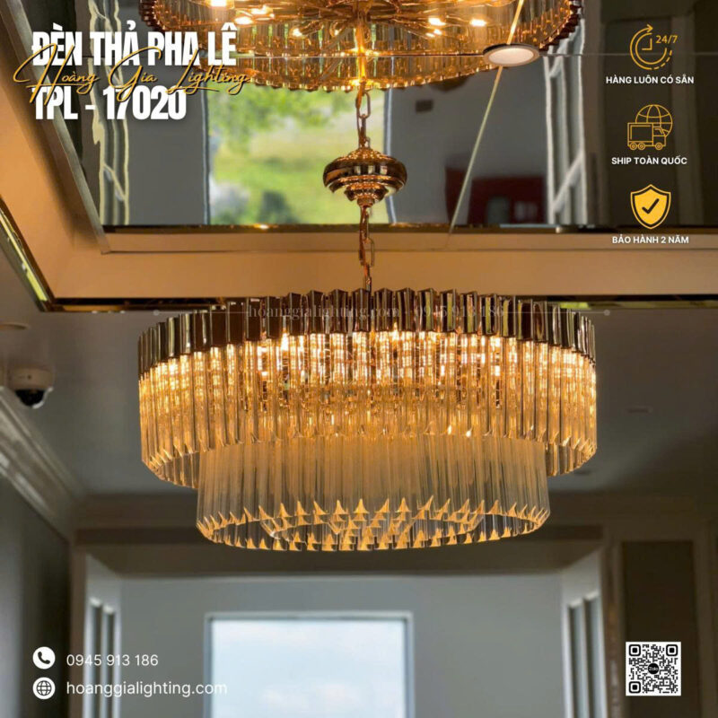 Đèn thả pha lê TPL-17021